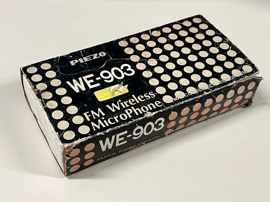 Piezo WE-903 FM wireless, Muziek en Instrumenten, Microfoons, Ophalen of Verzenden, Gebruikt, Overige typen