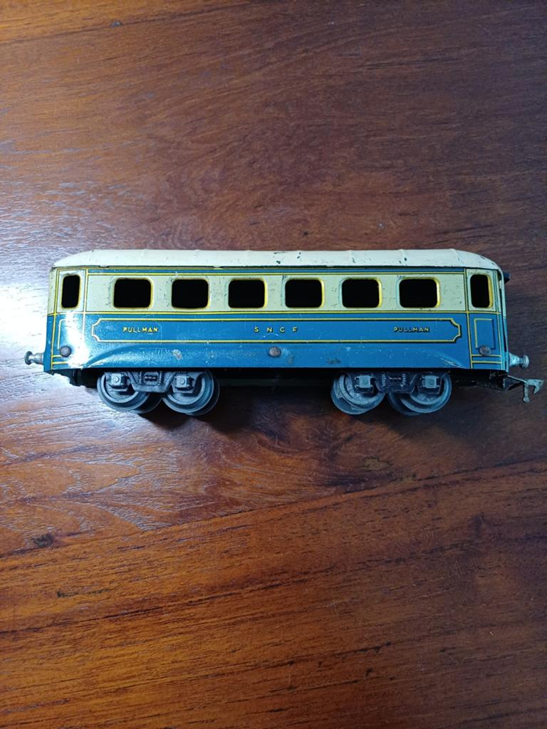 Blikken treinwagon, Verzamelen, Spoorwegen en Tramwegen, Ophalen of Verzenden, Gebruikt, Trein, Overige typen