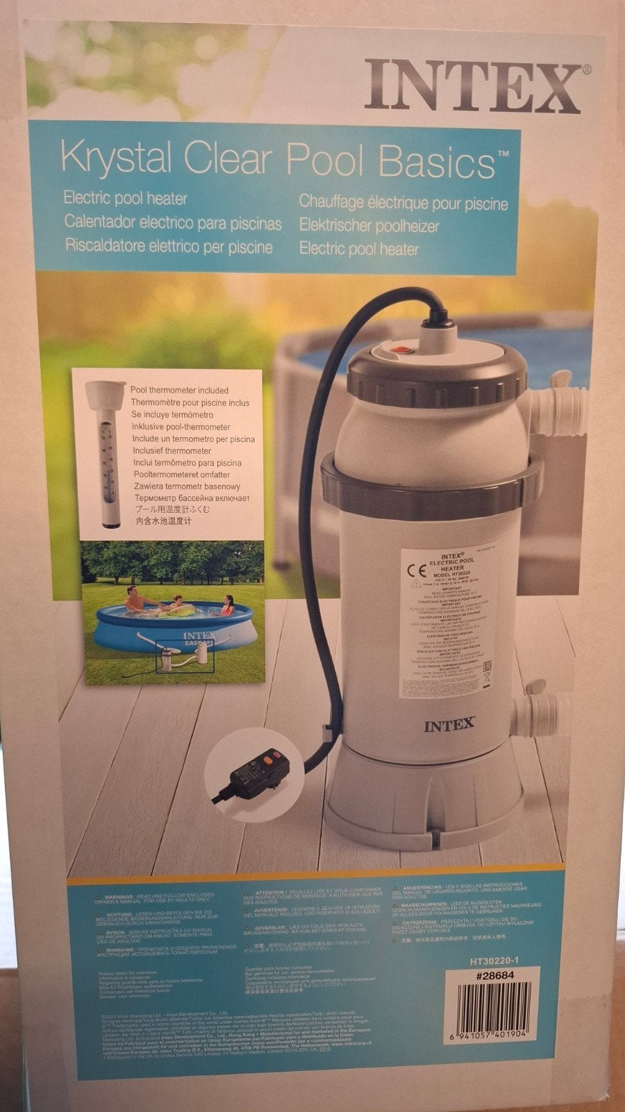 Elektrische zwembadverwarmer 3 kw, Ophalen, Nieuw, Verwarming