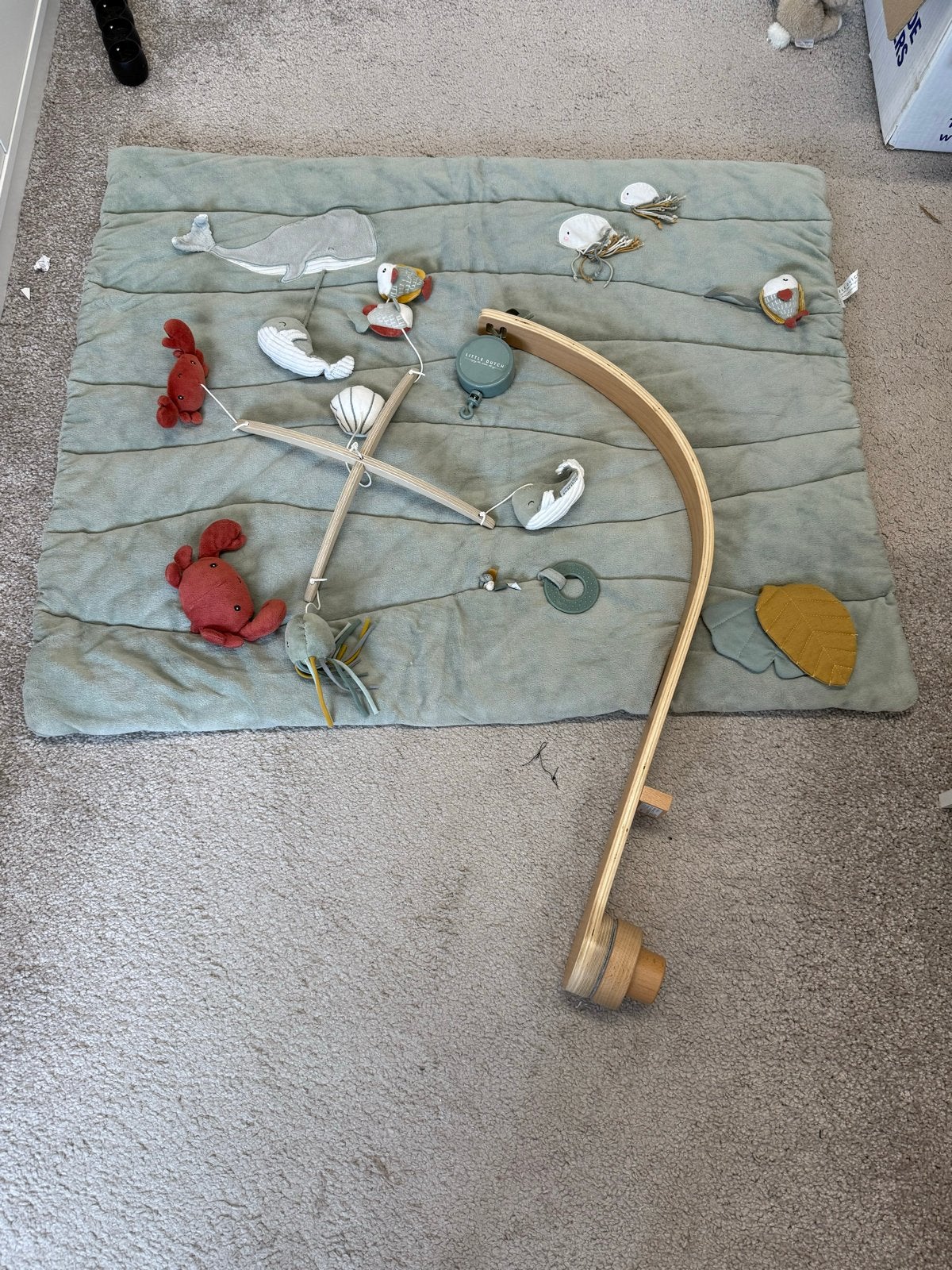 Little Dutch muziekmobiel met Speelkleed Ocean, Kinderen en Baby's, Speelgoed | Babyspeelgoed, Ophalen of Verzenden, Zo goed als nieuw