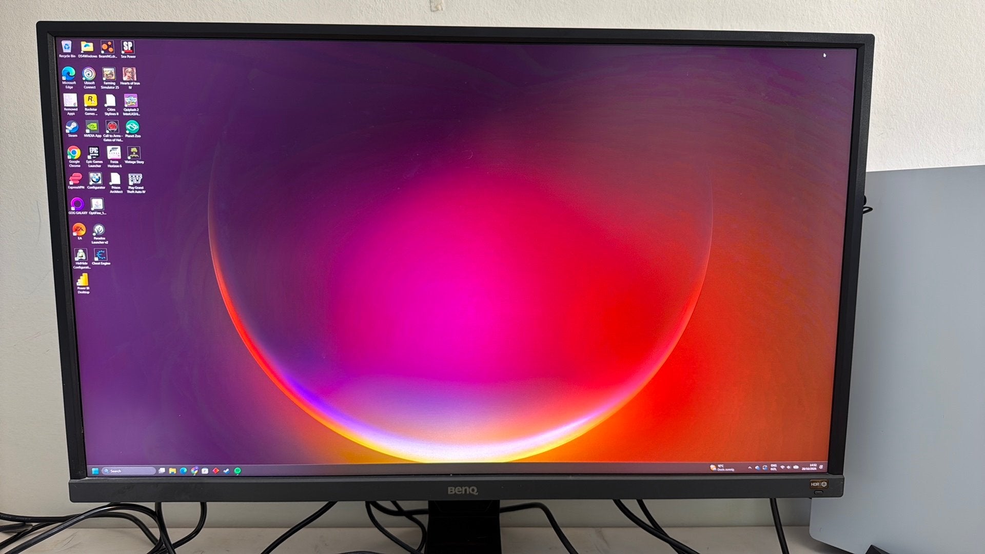 BenQ EW3270U 4K HDR Monitor - 32 inch, 60Hz, VA, Ingebouwde speakers, DisplayPort, 5 ms of meer
