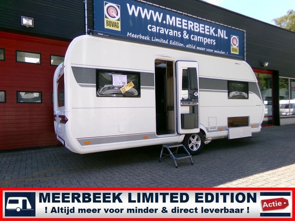 Hobby De Luxe 515 UHL €7694,=KORTING +HEFBED +MOVER, Overige typen, Rondzit, Hobby, Schokbreker