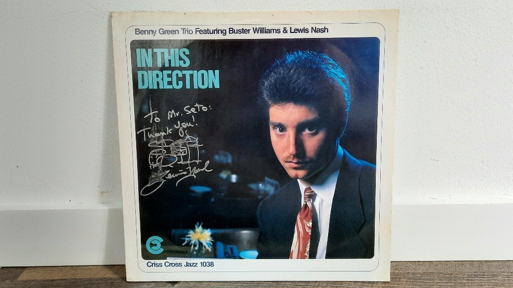 Benny Green Trio - In This Direction LP Plaat, Gesigneerd, Cd's en Dvd's, Vinyl | Jazz en Blues, Gebruikt, 1980 tot heden, Ophalen of Verzenden