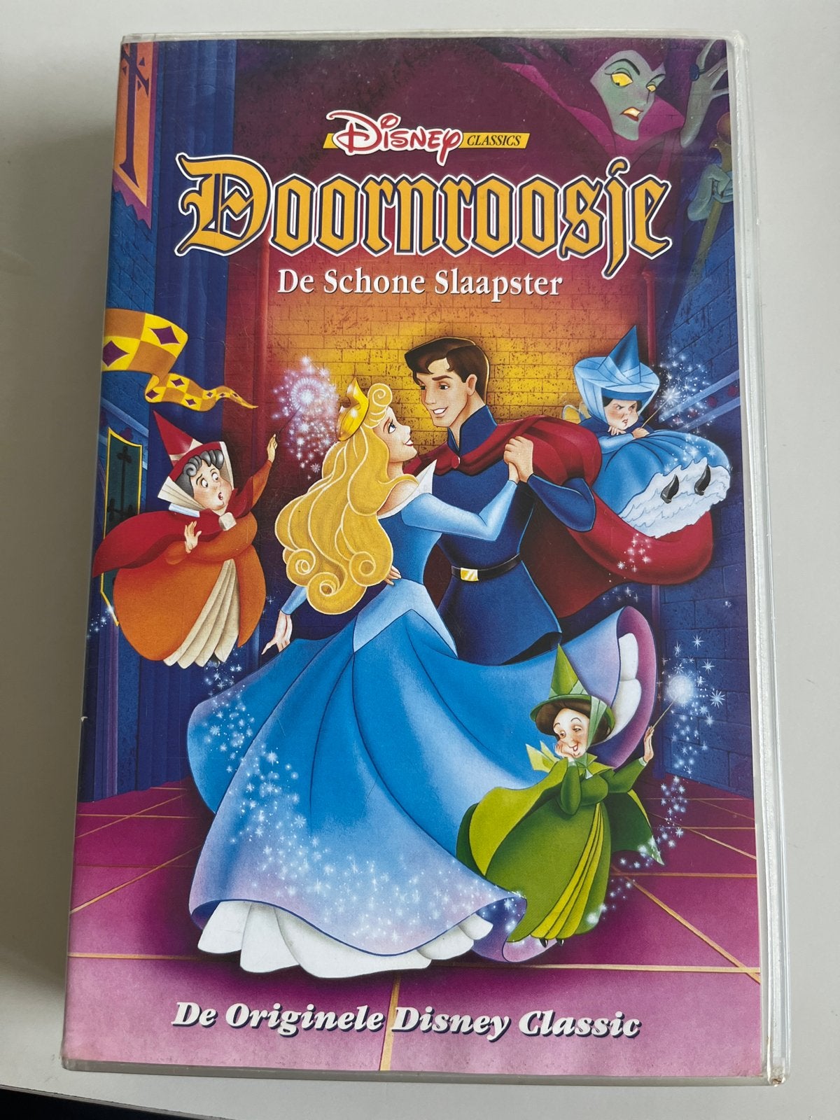 Disney Classics: Doornroosje VHS - De Schone Slaapster, Nederlands ondertiteld, Gebruikt, Alle leeftijden, Kinderfilm