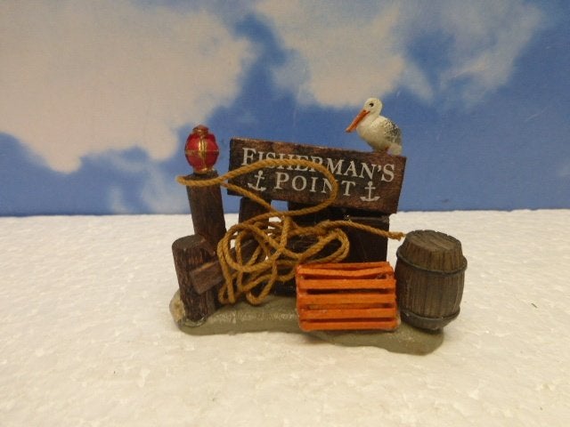 lemax by the sea kerstdorp scenery accessoire kerst haven, Ophalen of Verzenden, Zo goed als nieuw