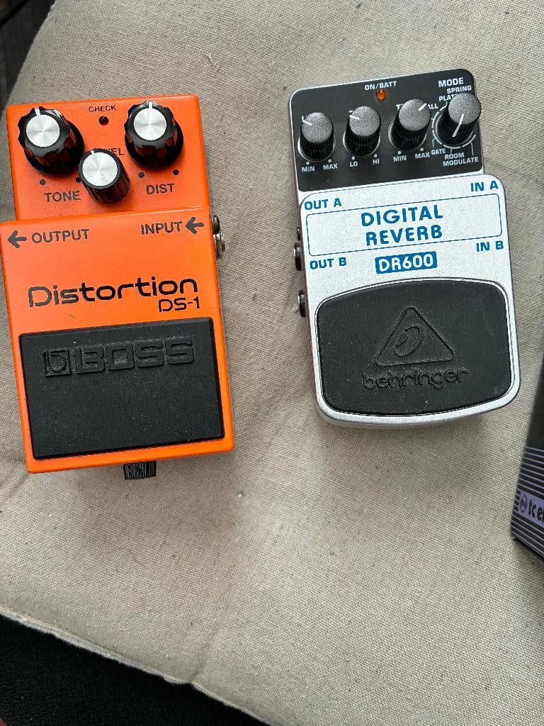 div effecten Boss, TC electronic, Behringer, Ophalen of Verzenden, Zo goed als nieuw, Distortion, Overdrive of Fuzz