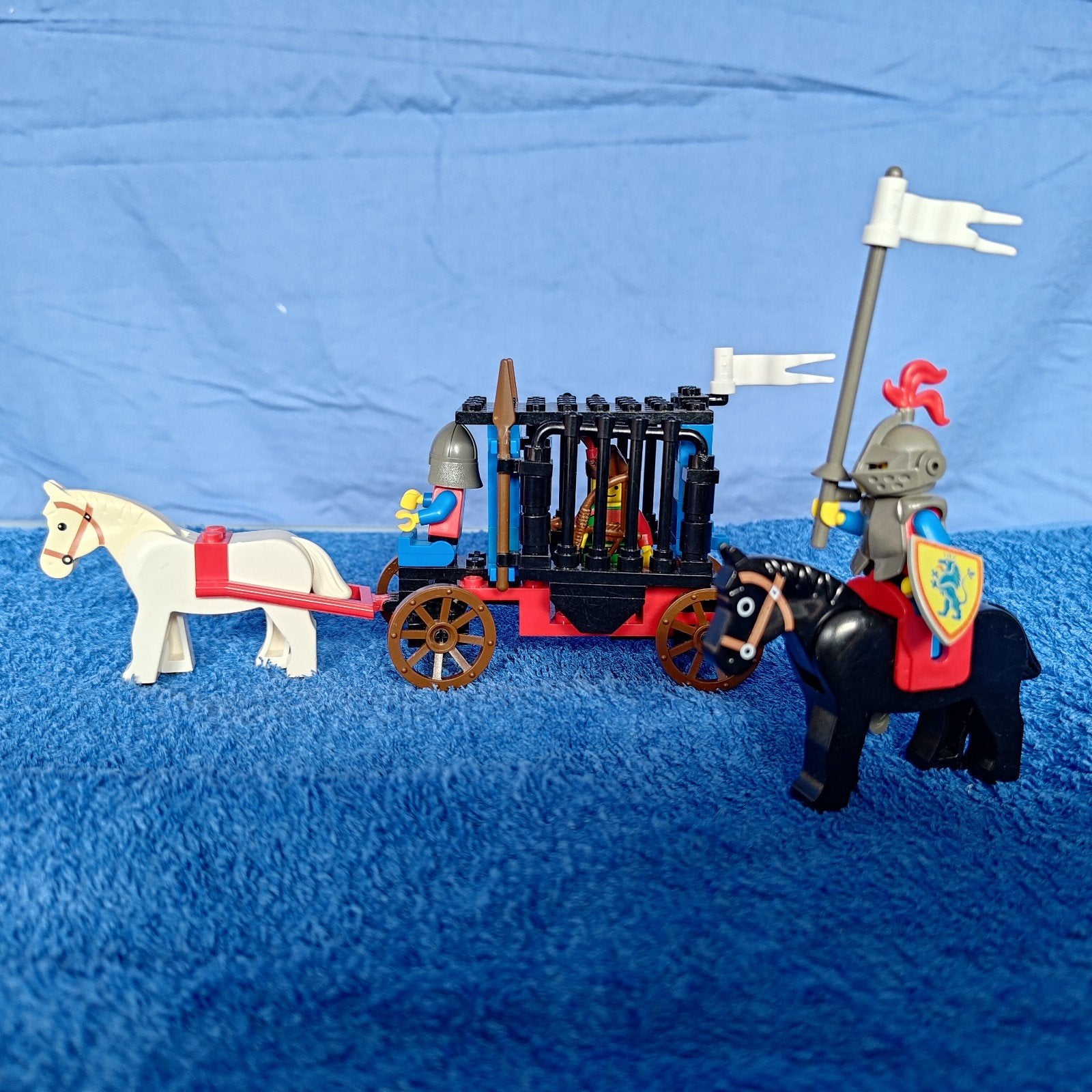 Lego Vintage 6042 Arrestanten Koets Leeuwen Ridders, Kinderen en Baby's, Ophalen of Verzenden