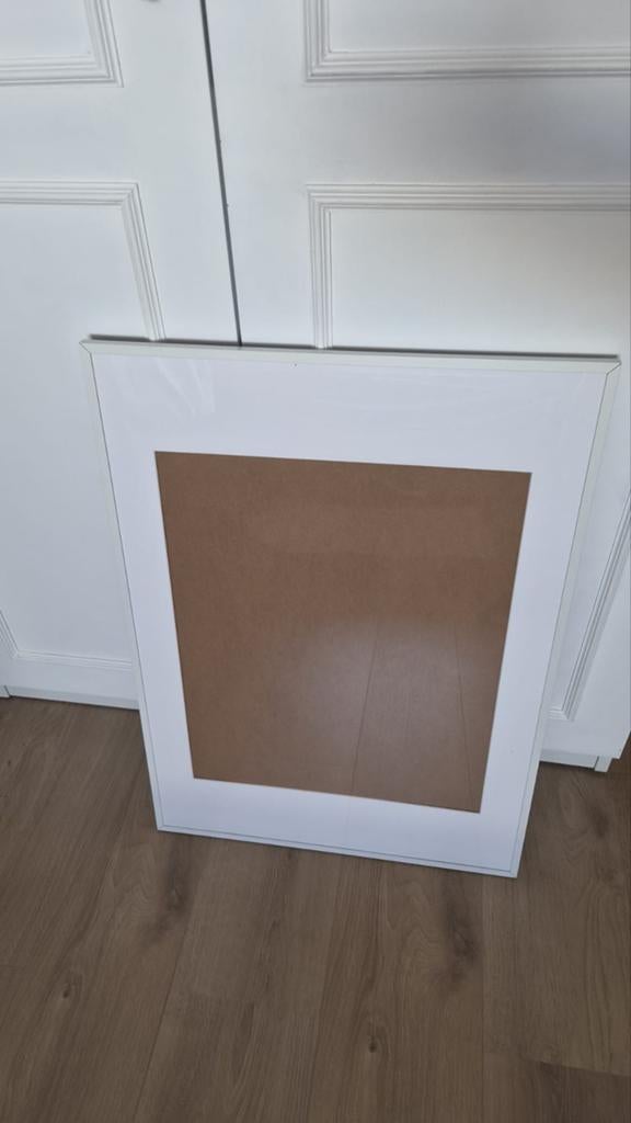Lege fotolijst wit - IKEA Lomviken, Huis en Inrichting, Woonaccessoires | Lijsten, Ophalen, 50 tot 75 cm, Zo goed als nieuw, 50 tot 75 cm