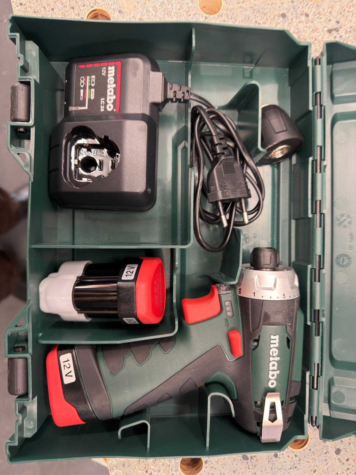 Metabo PowerMaxx BS Basic Accuboormachine 12V, Doe-het-zelf en Verbouw, Variabele snelheid, Nieuw, Ophalen of Verzenden, Boor- en Schroefmachine