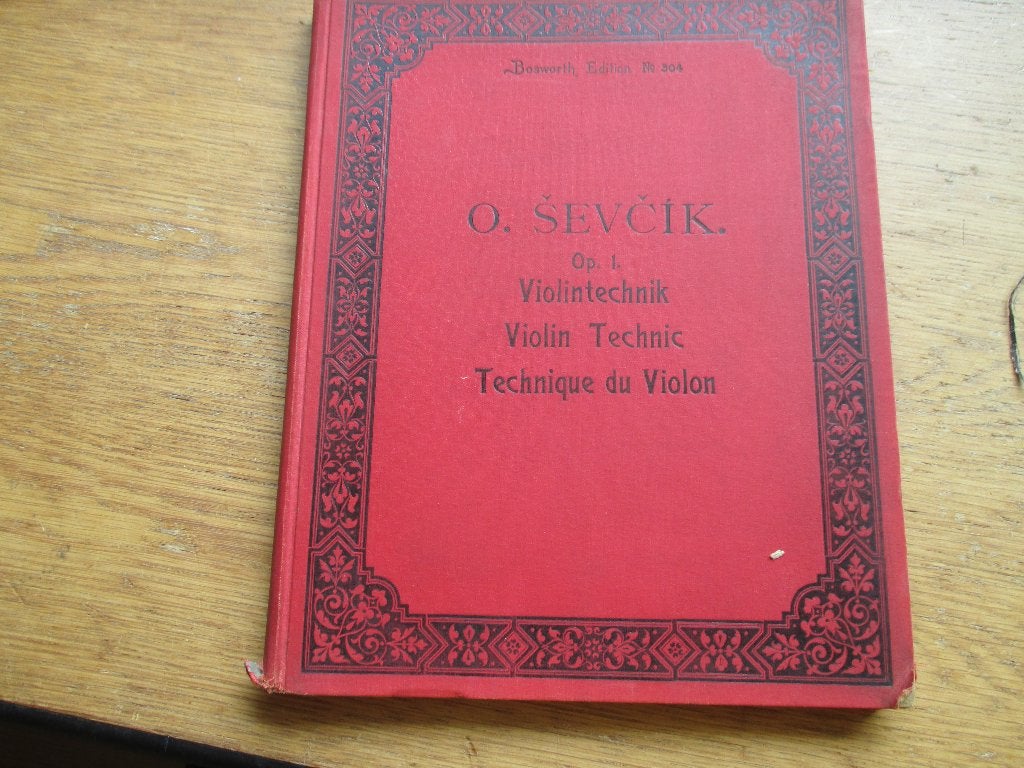 O.SEVCIK - OP. 1 VIOOL TECHNIEK, Gebruikt, Klassiek, Les of Cursus, Ophalen of Verzenden