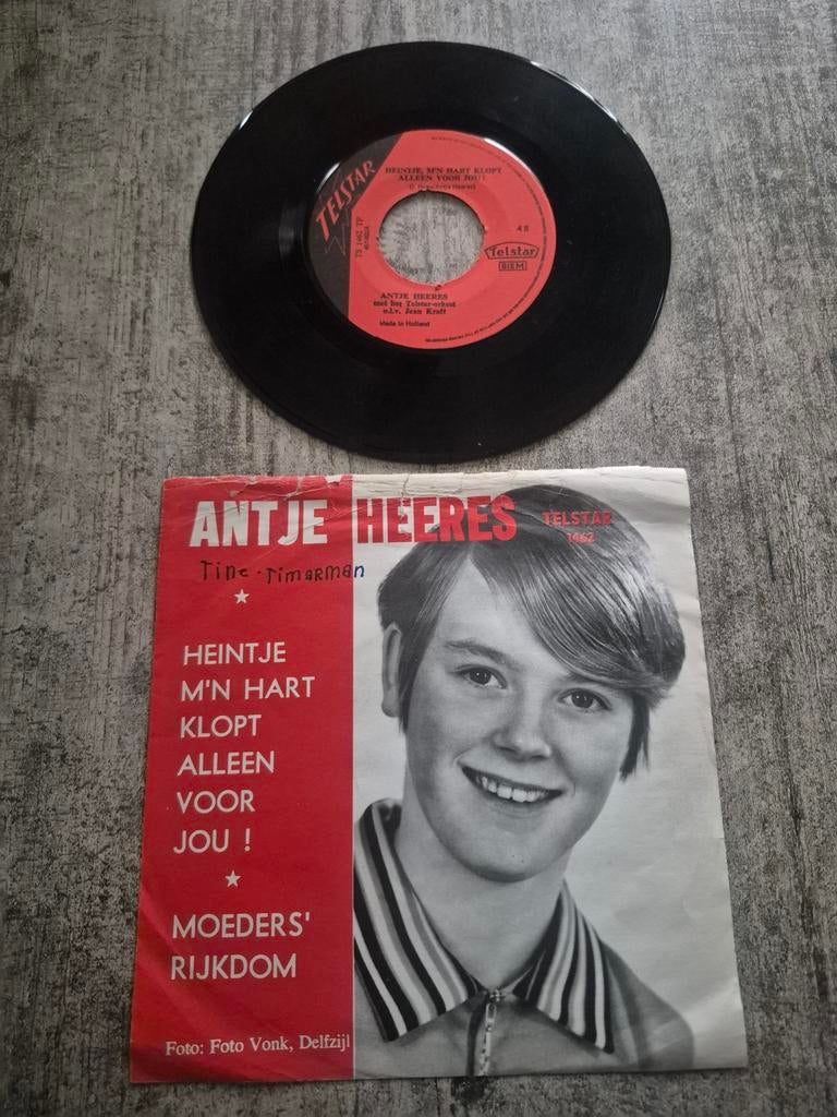 Antje heeres- Heintje hart klopt alleen voor jou, Ophalen of Verzenden, Zo goed als nieuw, Overige formaten, Levenslied of Smartlap