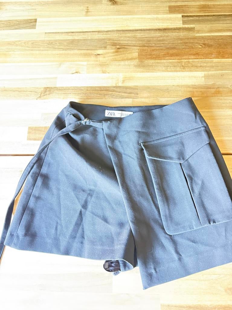 Zwarte Zara Skort - Maat XS, Kleding | Dames, Rokken, Zwart, Ophalen of Verzenden, Zo goed als nieuw, Maat 34 (XS) of kleiner
