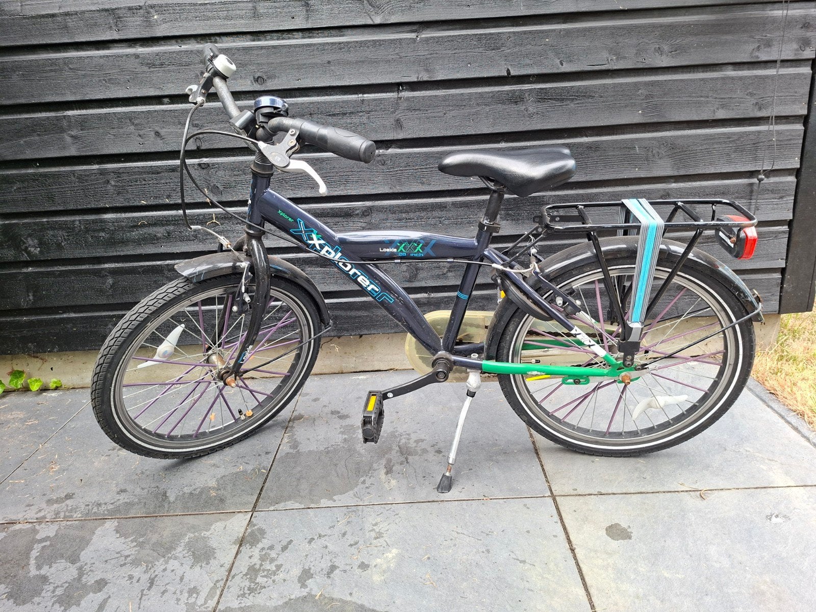 Kinderfiets Loekie Xplorer 20 inch, Ophalen, 20 inch of meer, Gebruikt, Velgrem