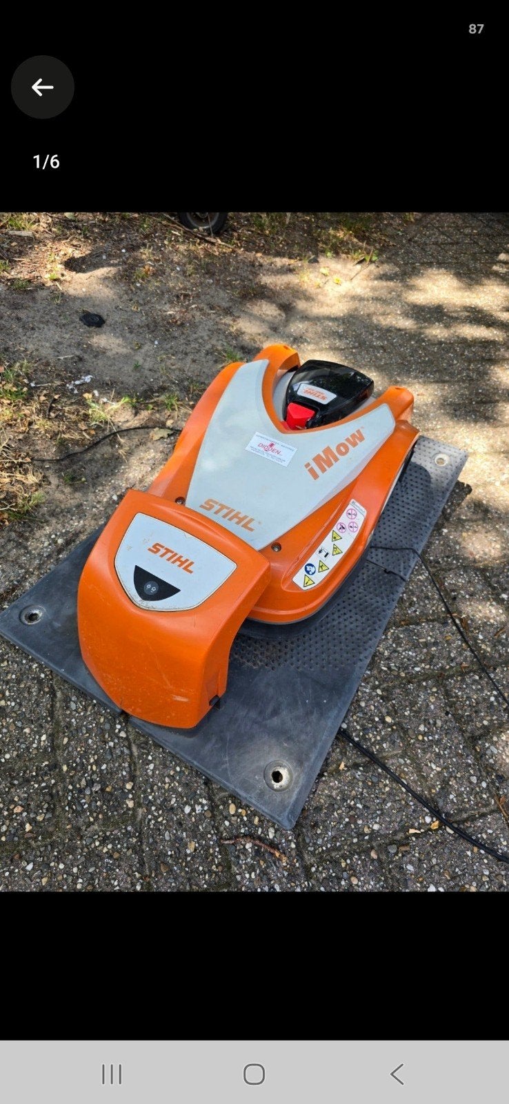 stihl robot grasmaaier te koop, Ophalen of Verzenden, Gebruikt