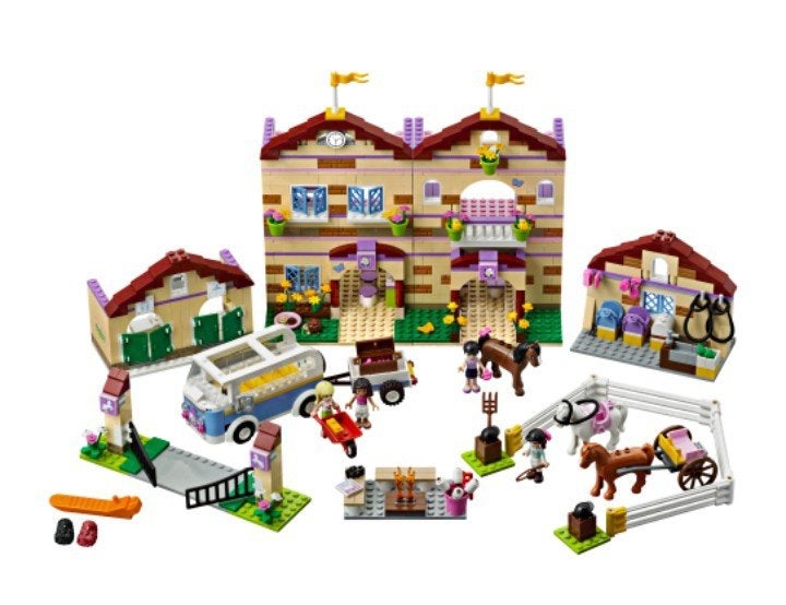LEGO Friends 3185 Summer Riding Camp - Paardrijdkamp, Ophalen of Verzenden, Gebruikt
