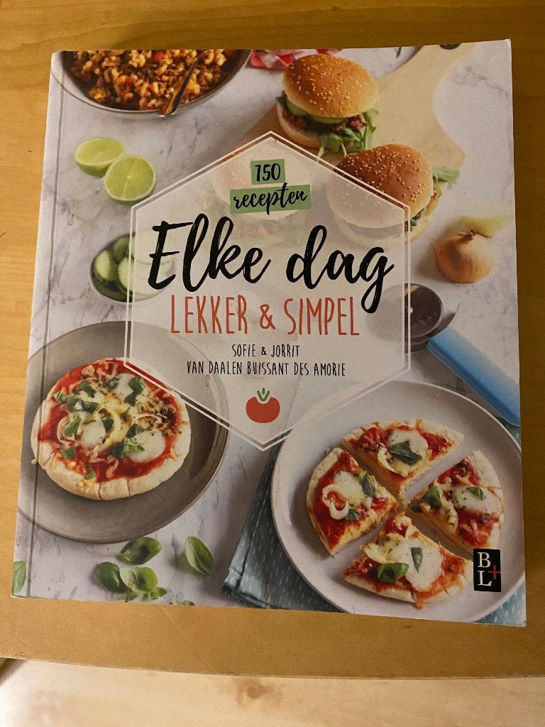 Elke dag Lekker & Simpel Kookboek rookvrij zgan!, Ophalen of Verzenden, Zo goed als nieuw, Hoofdgerechten, Sofie & Jorrit van Daalen Buissant des Amorie