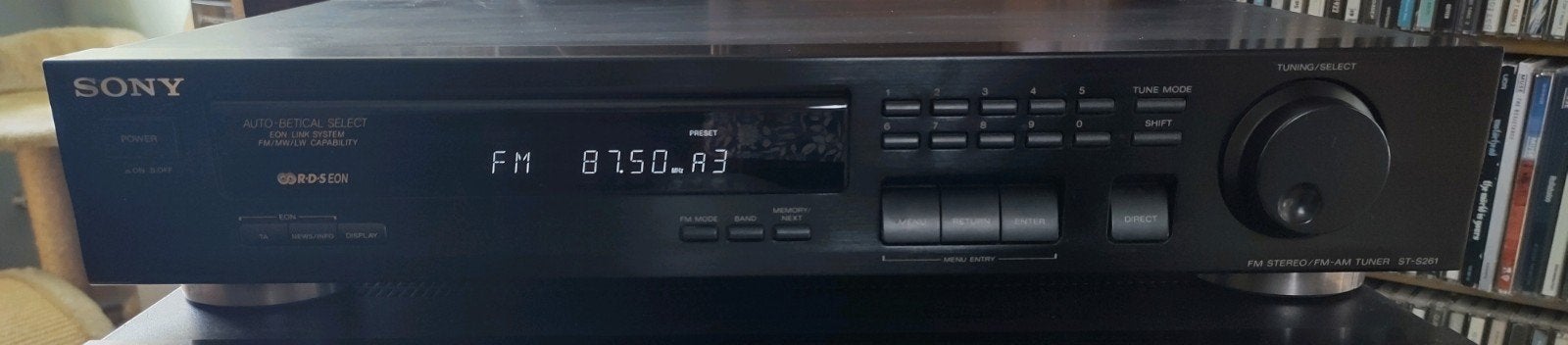 Sony tuner ST-S261, Audio, Tv en Foto, Professionele Audio-, Tv- en Video-apparatuur, Ophalen of Verzenden, Audio