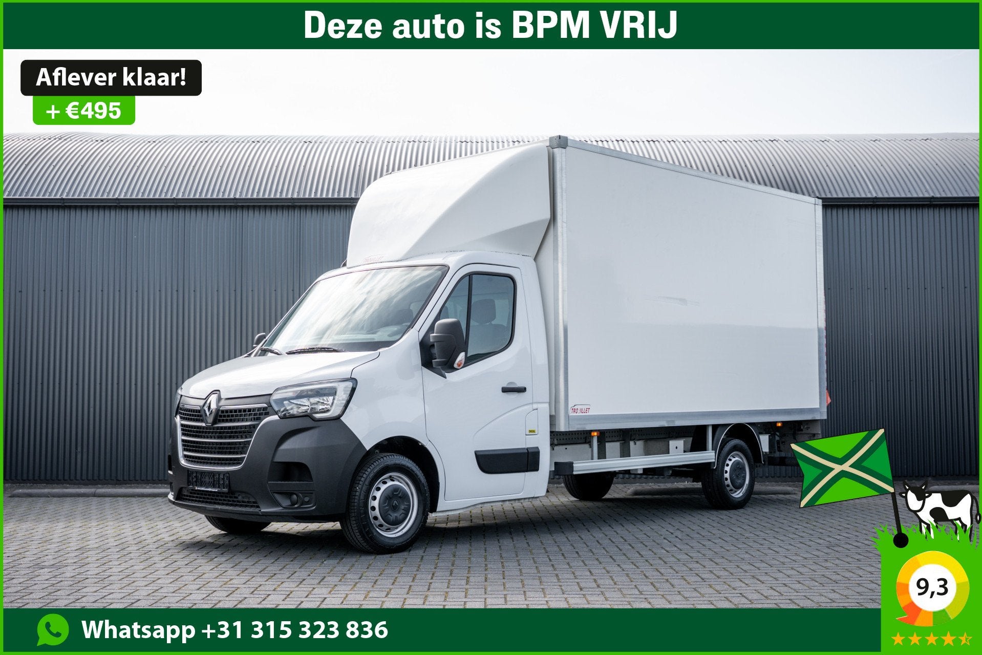Renault Master 2.3dCi | Bakwagen met Laadklep | LED | Carpla, Auto's, Bestelauto's, 145 pk, Gebruikt, 4 cilinders, Renault