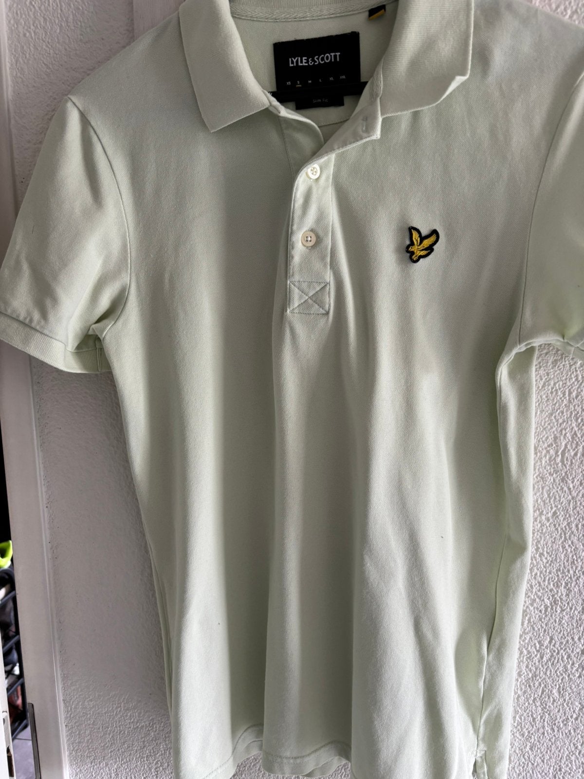 Lyle & Scott polo maat S, Ophalen, Zo goed als nieuw, Maat 46 (S) of kleiner, Groen