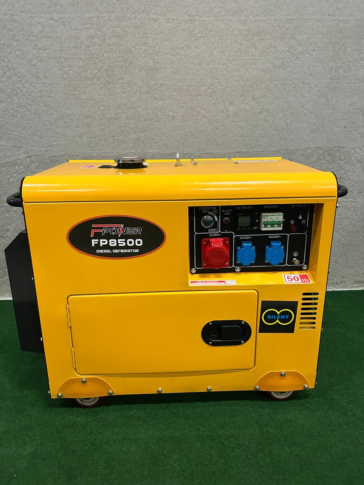 Nieuwe F-power 6.5KW dieselaggregaten met elektrische start, Ophalen, F power, Dieselolie, Geluidgedempt