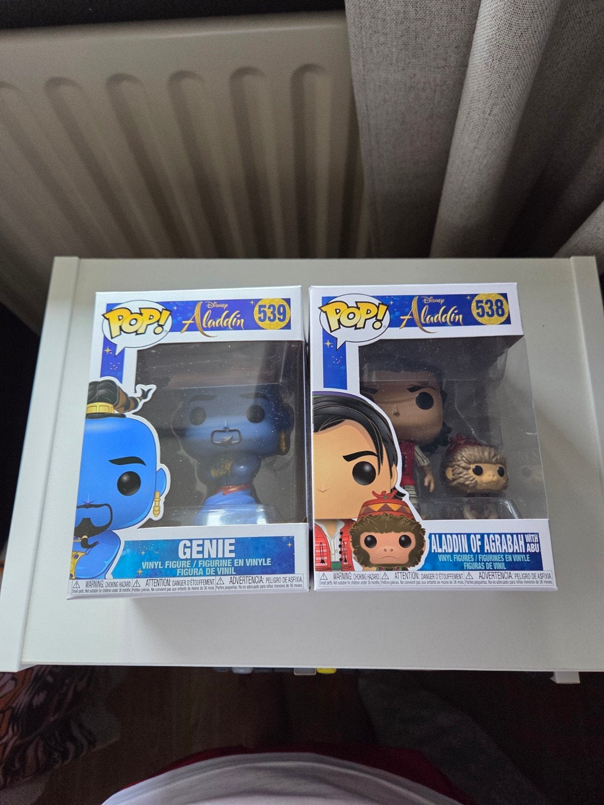 Funko Pop! Disney Aladdin: Genie & Aladdin met Abu, Ophalen of Verzenden, Gebruikt