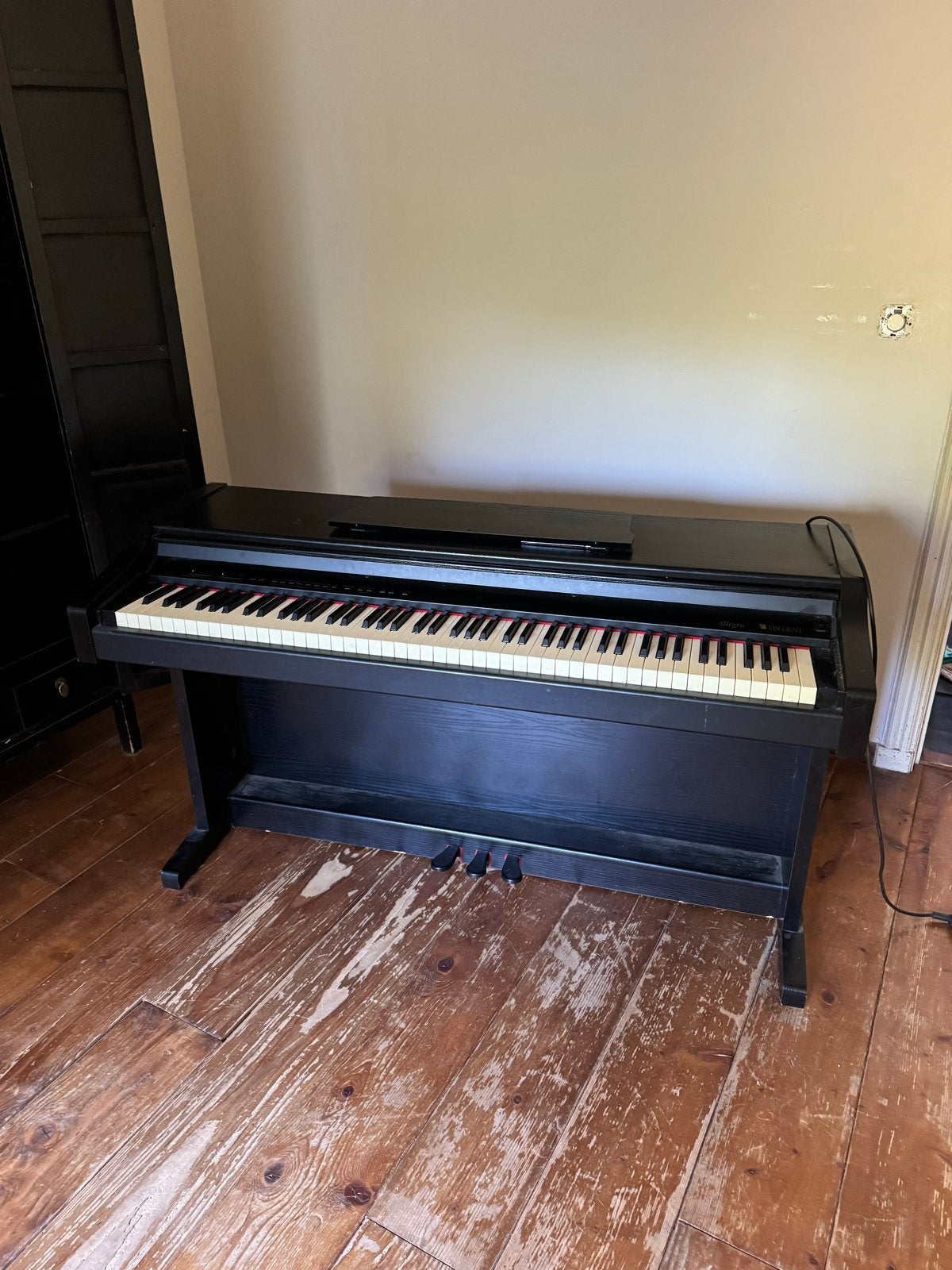 Elektrische piano - Werkt nog perfect, Ophalen, Gebruikt, Zwart, Digitaal