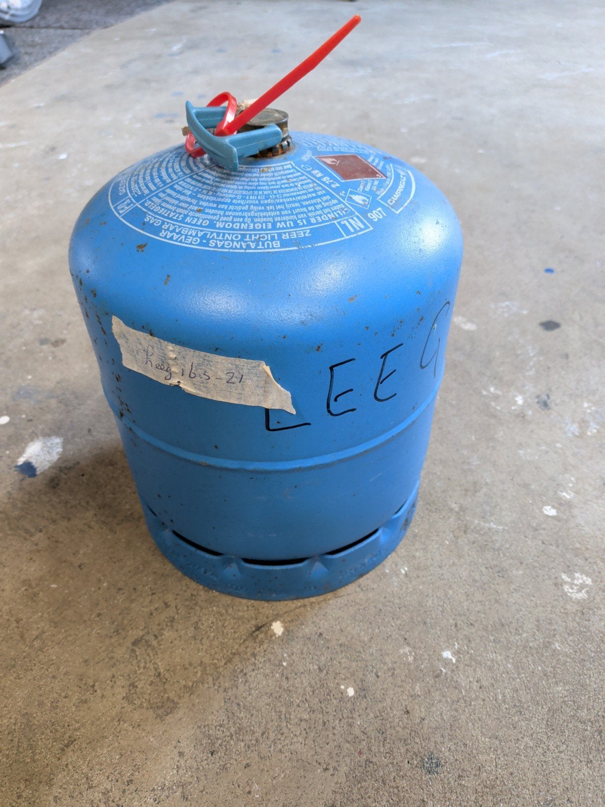 Gasfles 907, Caravans en Kamperen, Ophalen