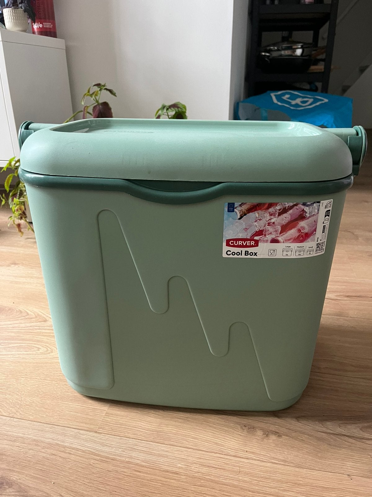 Curver Koelbox 32L - Groen met 6 400g koelelementen, Ophalen, Nieuw, Koelbox, Koelelement