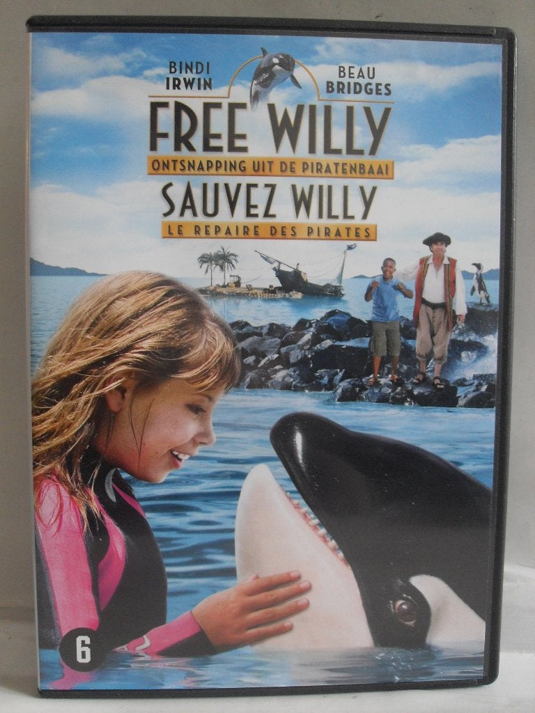 Free Willy 4 - ontsnapping uit piratenbaai (originele dvd), Nederlands, Ophalen of Verzenden, Zo goed als nieuw, Dieren