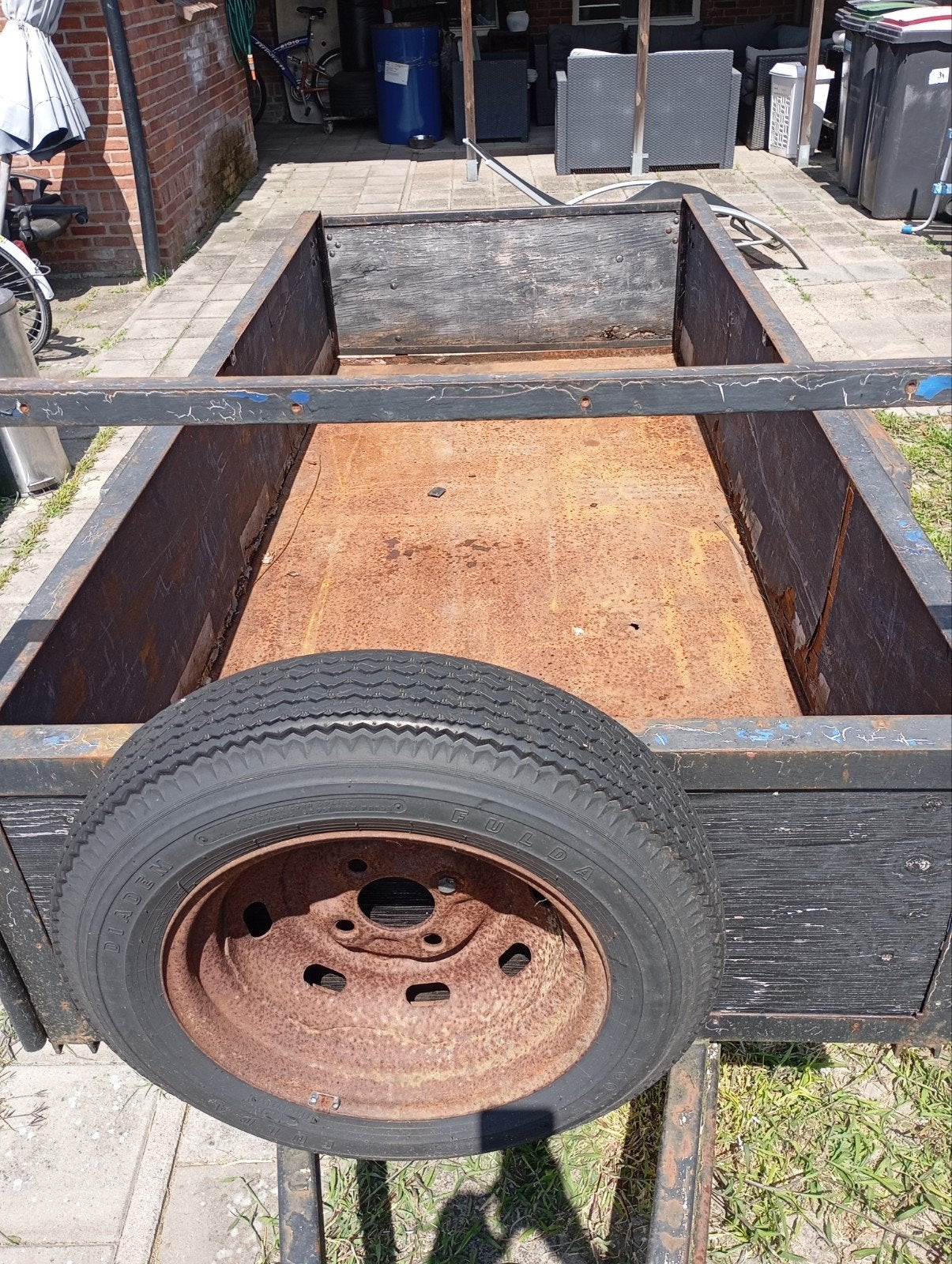 aanhanger met kever onderstel, Auto diversen, Ophalen