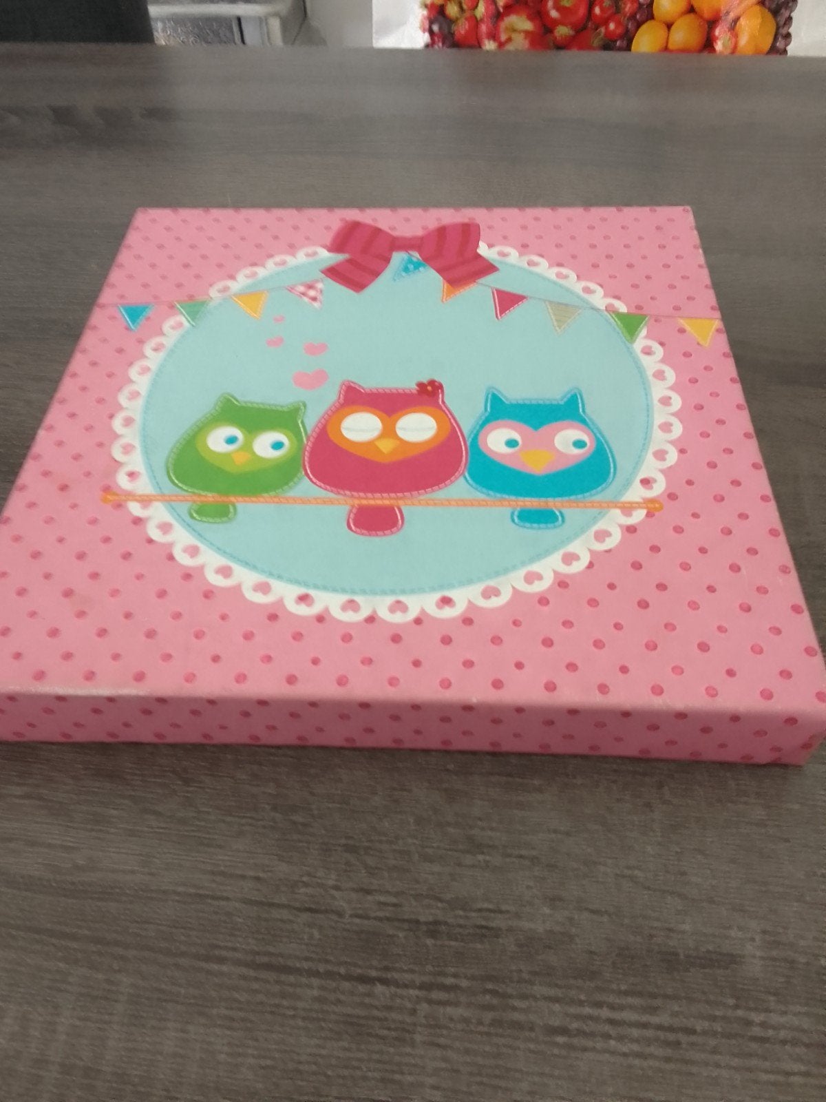 Leuke kinder lijst met uilen voor de kinderkamer, Ophalen
