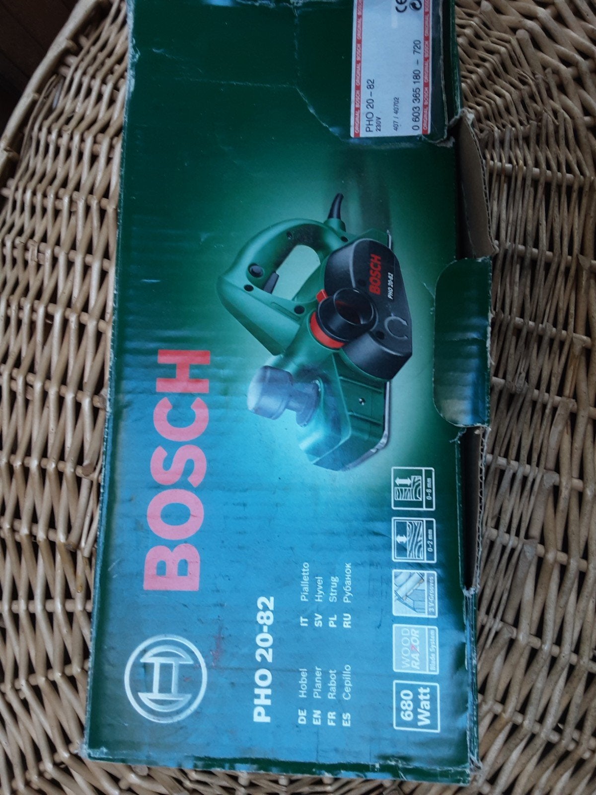 Bosch PHO 20-82 elektrische schaafmachine, Ophalen, Gebruikt