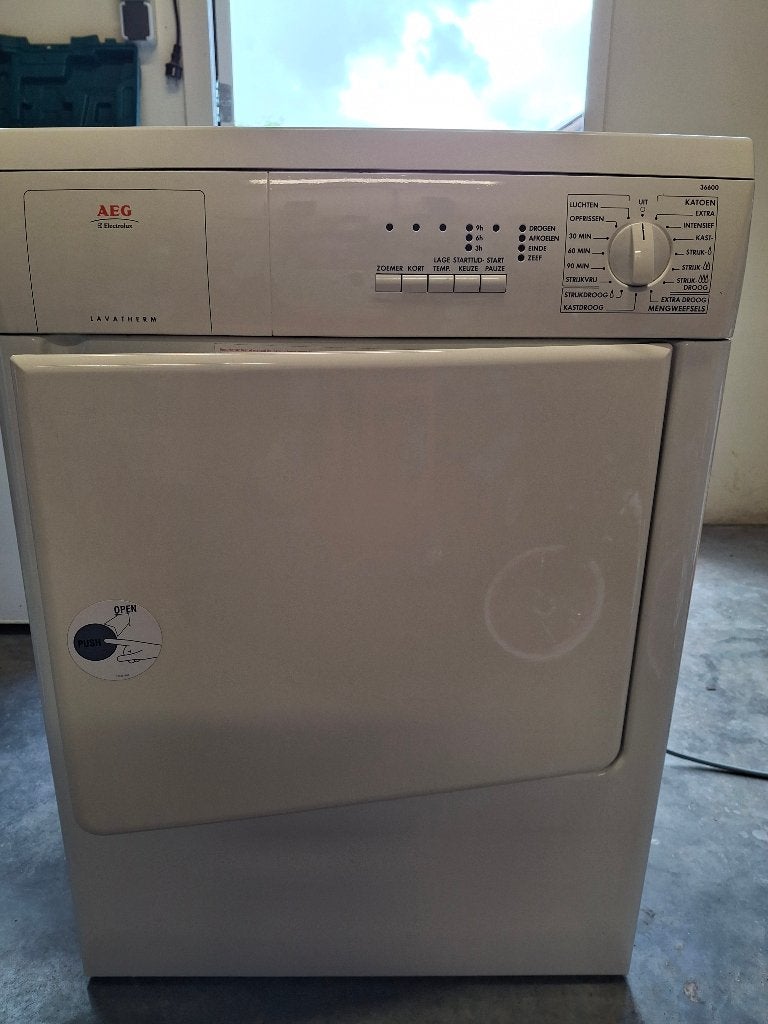 Wasdroger, Witgoed en Apparatuur, Ophalen, Gebruikt, Minder dan 85 cm, Luchtafvoer