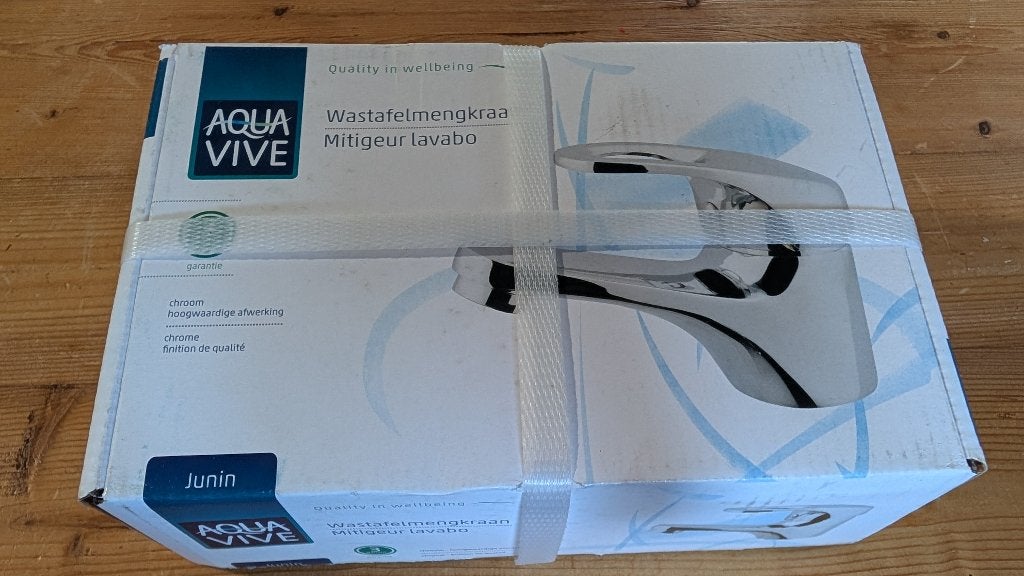 Nieuwe Aquavive Wastafelmengkraan, Ophalen of Verzenden, Nieuw, Chroom, Kraan