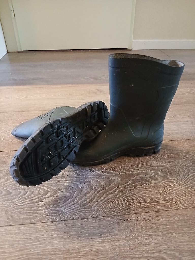 Regenlaarzen Dunlop diep profiel maat 46, Gebruikt, Heren, Ophalen of Verzenden, Laarzen