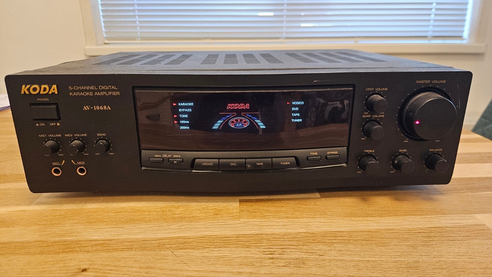 Koda AV-1068A 5-kanaals digitale karaoke versterker, Gebruikt, 60 tot 120 watt, Ophalen, Overige merken