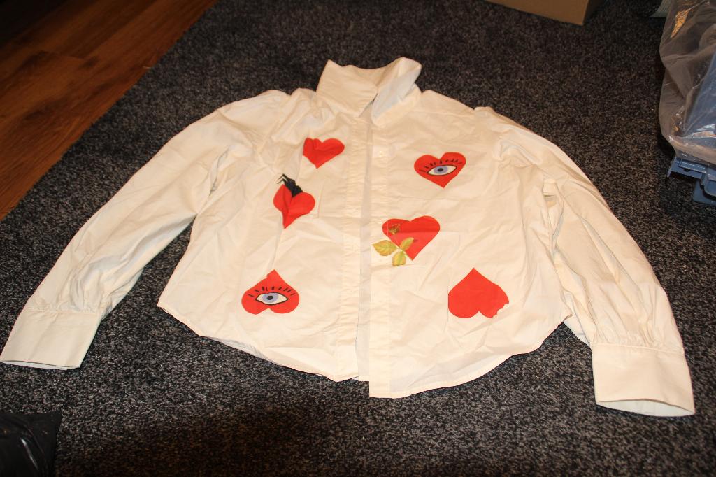 blouse met hartjes, Shein, Ophalen of Verzenden, Gedragen, Maat 38/40 (M)