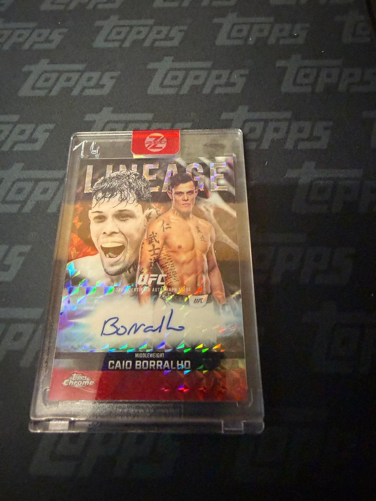 Caio Borralho lineage auto /5, Ophalen of Verzenden, Zo goed als nieuw, Overige sporten, Spelerskaart