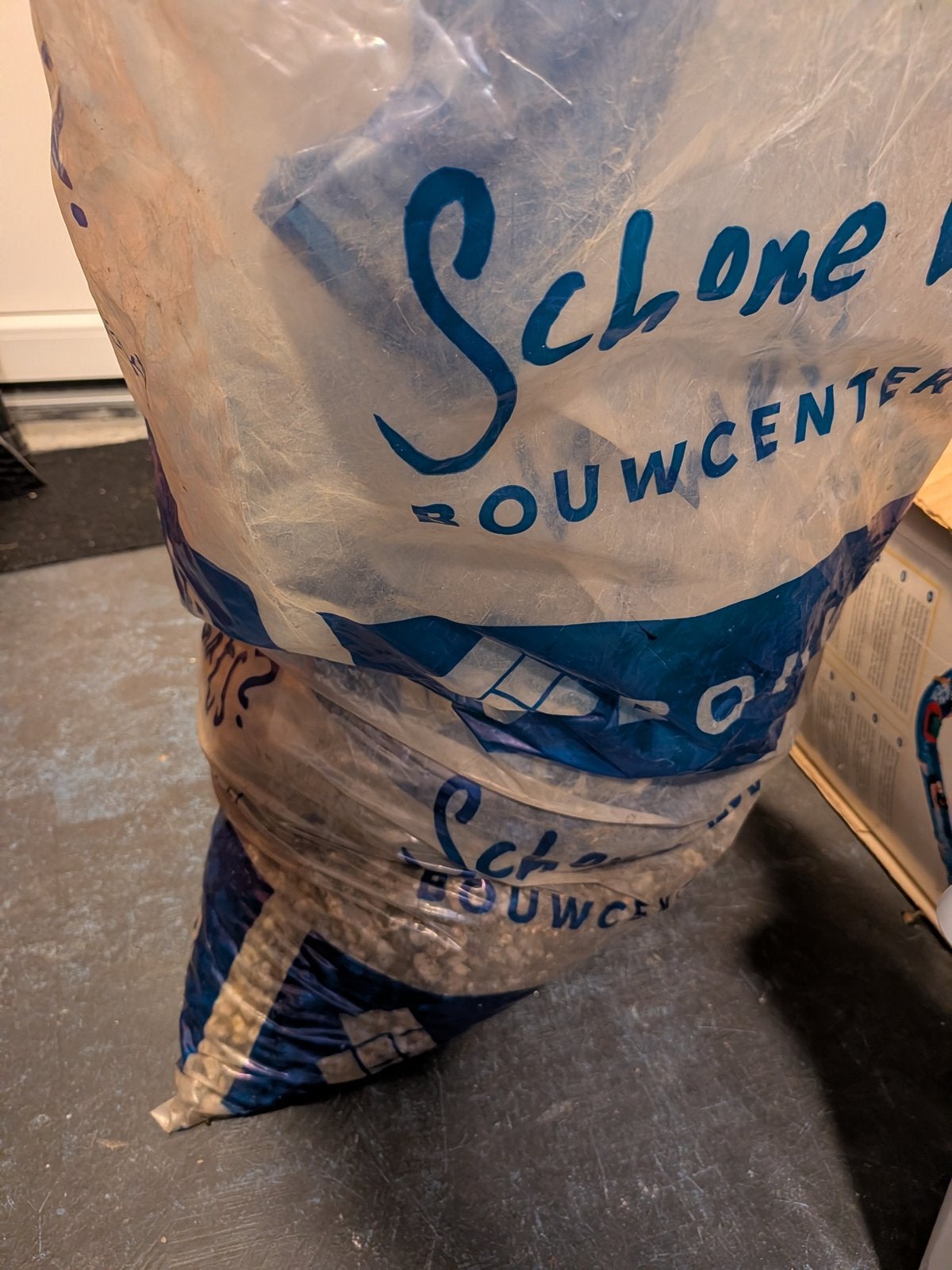 Zak met siergrind/split - Schone Bouwcenter, Ophalen, Gebruikt, Multi, Grind