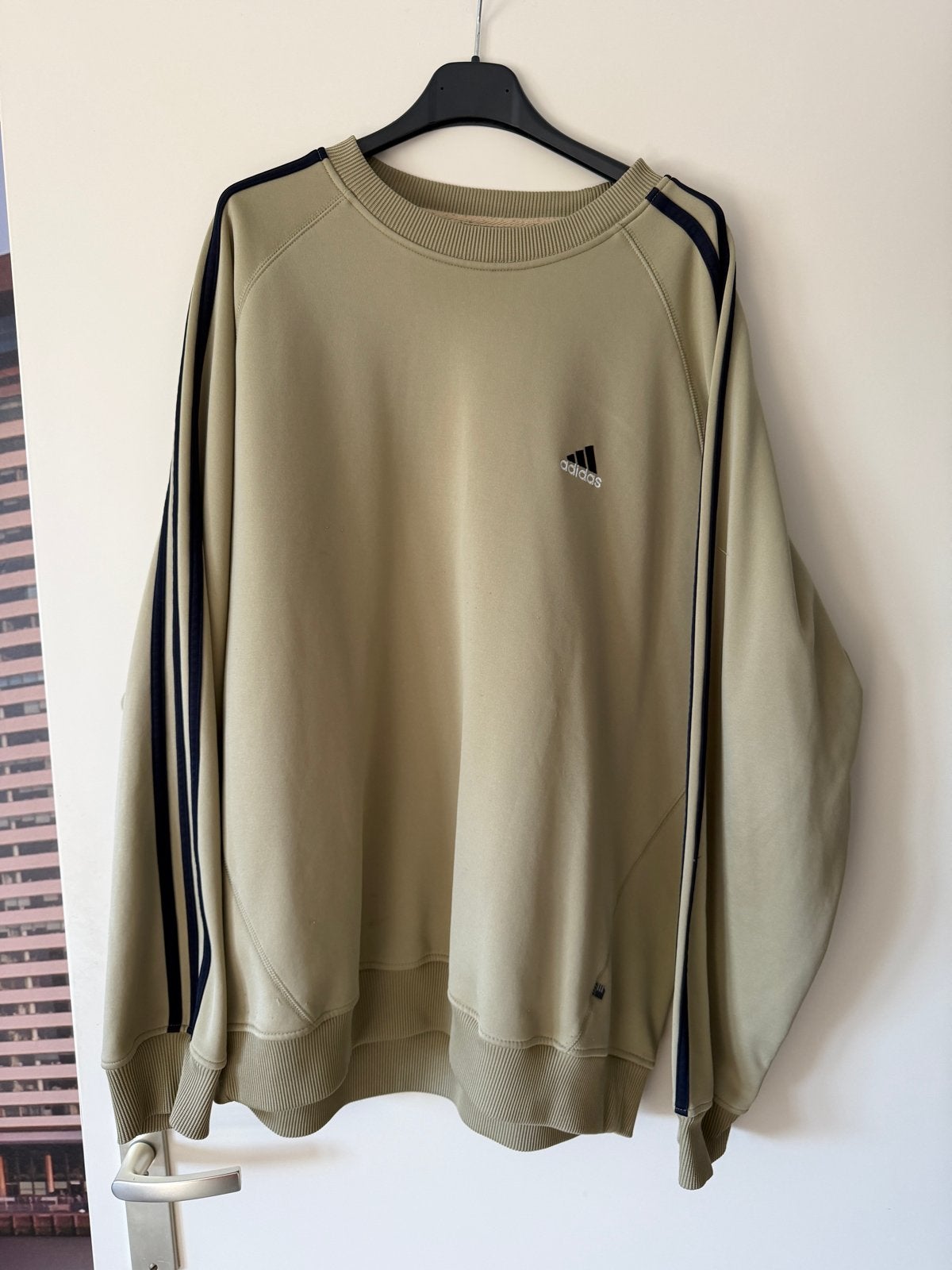 Adidas Trui Beige Maat L Origineel, Kleding | Heren, Ophalen of Verzenden, Zo goed als nieuw, Maat 52/54 (L), Beige