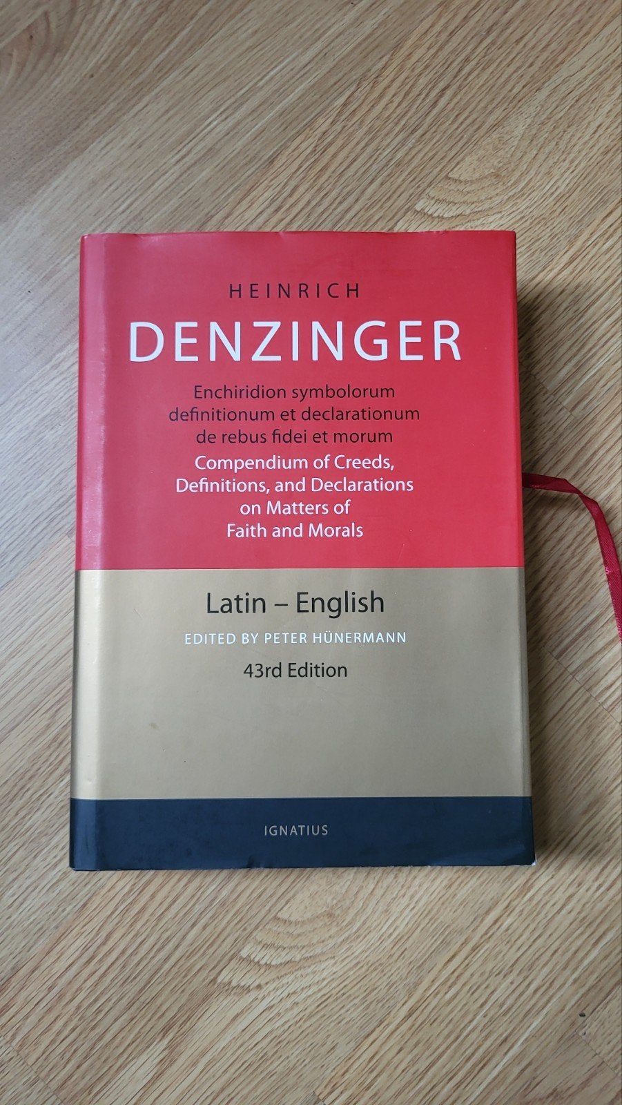 Denzinger: Compendium of Creeds, Latin-English 43rd Ed., Christendom | Katholiek, Ophalen of Verzenden, Zo goed als nieuw, Heinrich Denzinger