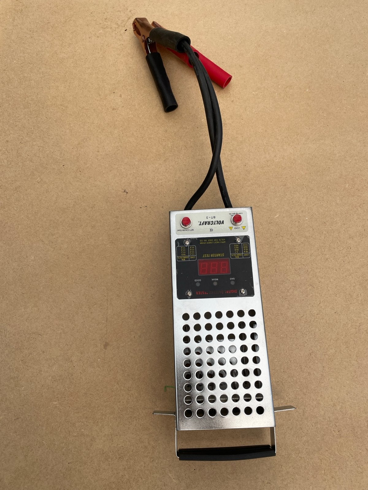 VOLTCRAFT BT-1 Accu Tester - Starter Test, Ophalen, Gebruikt, Universele onderdelen