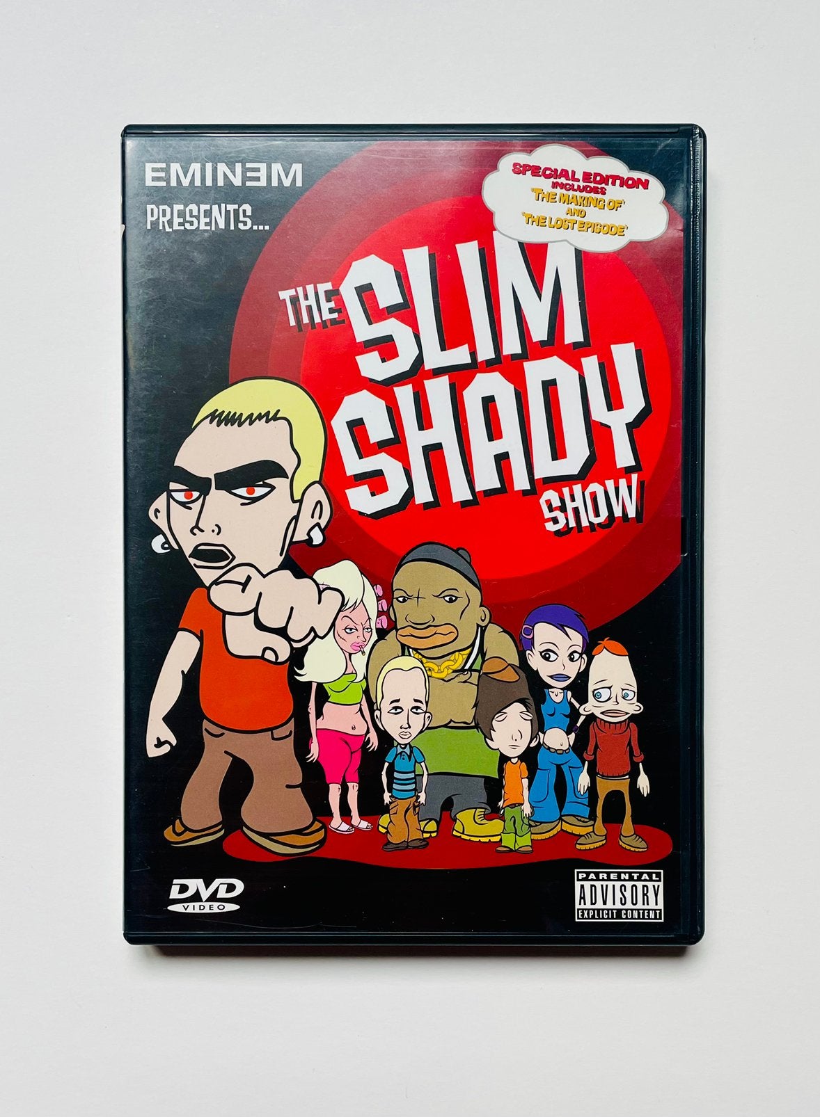 Special Edition" DVD van Eminem: The Slim Shady Show 2001, Alle leeftijden, Ophalen of Verzenden, Zo goed als nieuw