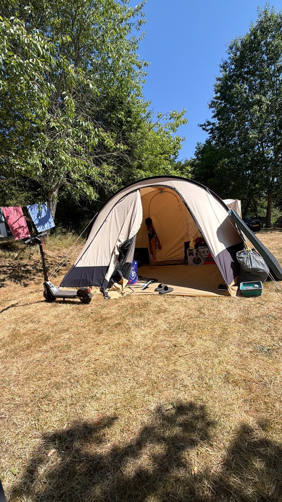 Tent te koop, Caravans en Kamperen, Ophalen, Zo goed als nieuw