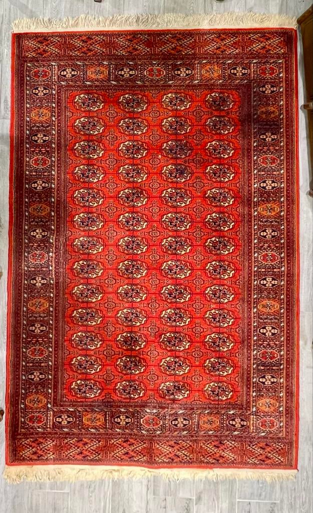Perzisch wollen tapijt - 140x208 cm, Huis en Inrichting, Stoffering | Tapijten en Kleden, Gebruikt, 100 tot 150 cm, 200 cm of meer