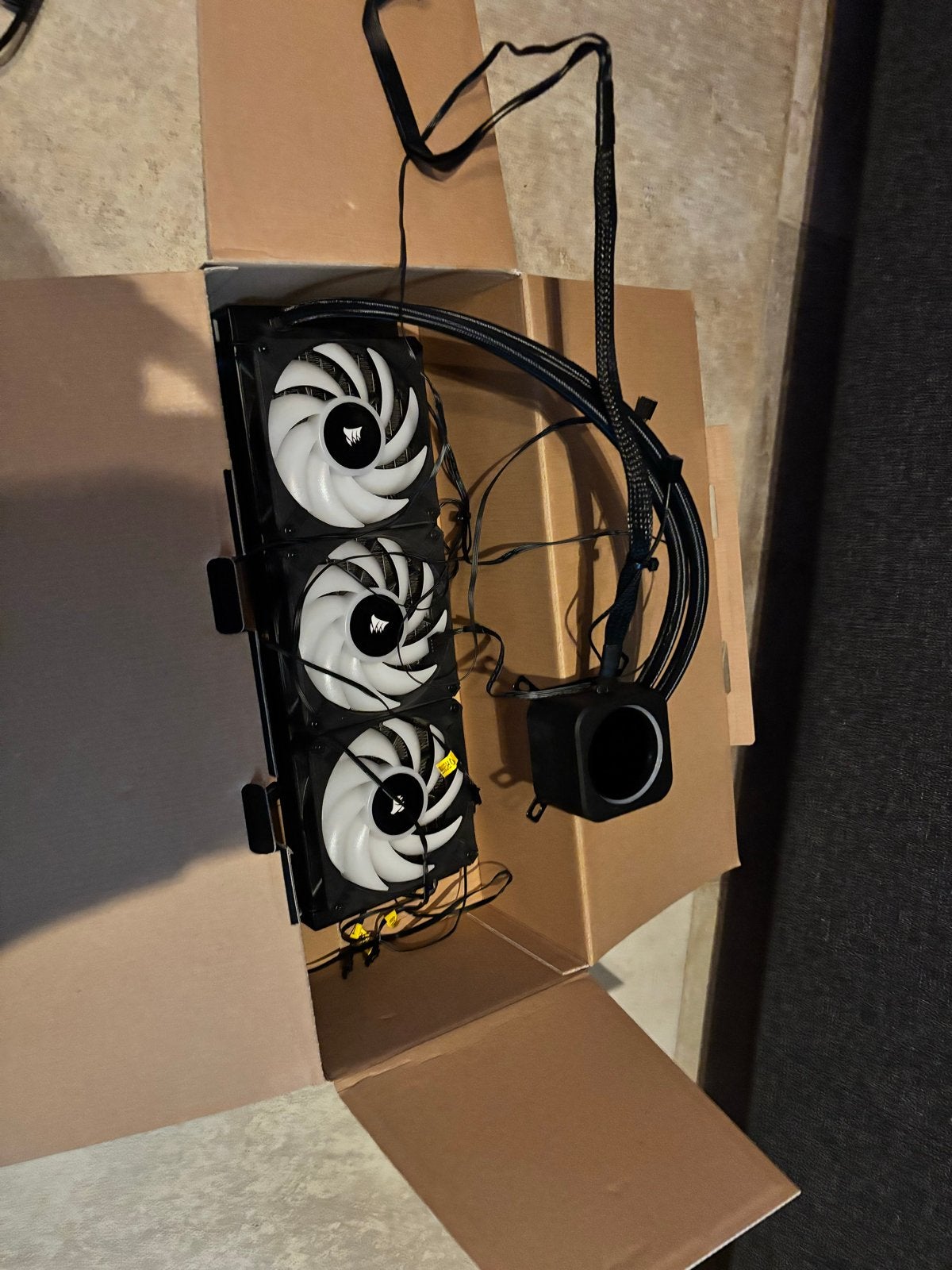 Corsair H150i Elite LCD XT AIO Waterkoeling, Ophalen of Verzenden, Gebruikt, Waterkoeling