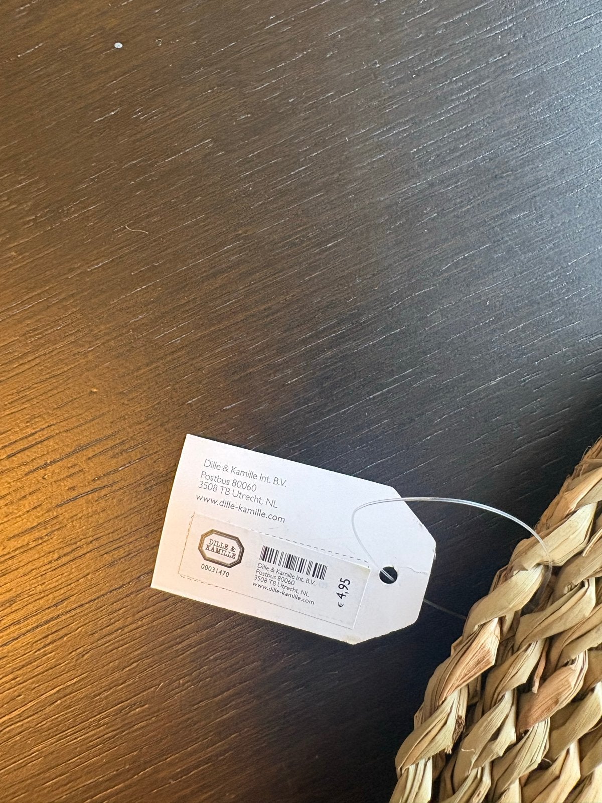 Placemat Dille & Kamille - Natuurlijk materiaal, Overige typen, Overige merken, Ophalen, Beige