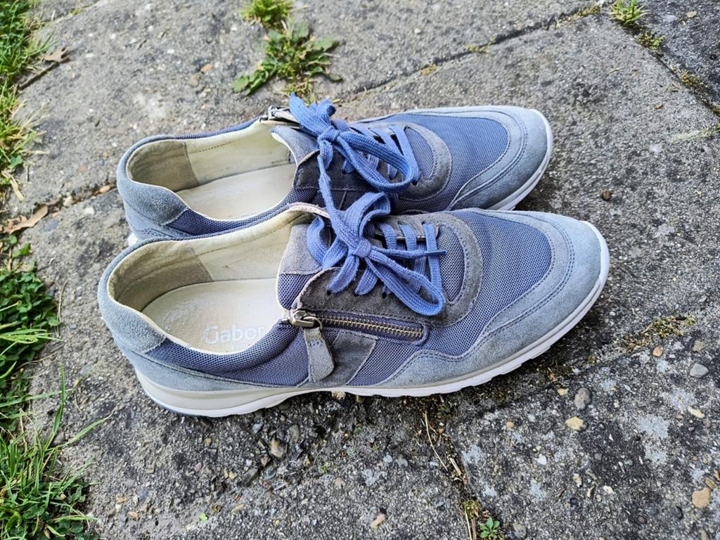 Gabor sneakers 9,5 wijdte G, Ophalen of Verzenden, Zo goed als nieuw, Blauw, Sneakers of Gympen