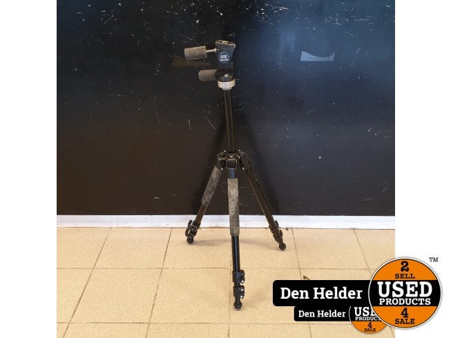 Manfrotto statief 344B met 141RC statiefkop - In Goede Staat, Audio, Tv en Foto, Fotografie | Statieven en Balhoofden, Flex Ltd.