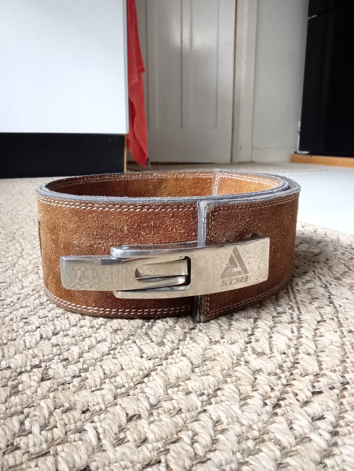 Powerlifting riem LEDER!, Ophalen, Zo goed als nieuw, Rug, Overige typen